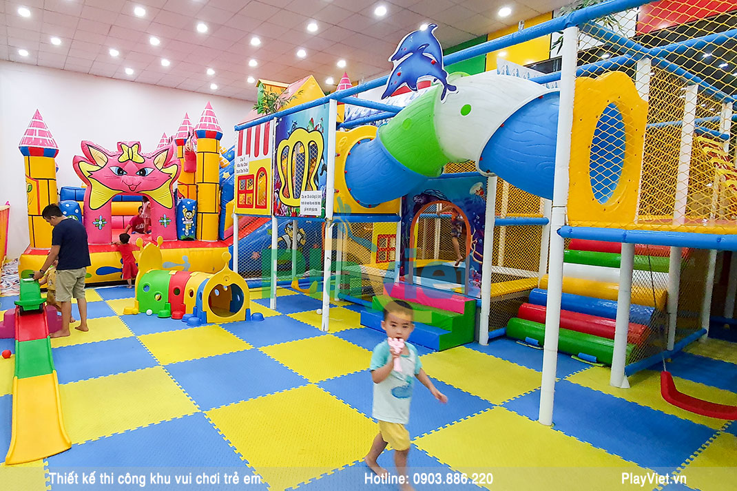 Thiết kế khu vui chơi trẻ em trong nhà 560m2 Simmaxx Thuận Giao S20004 2