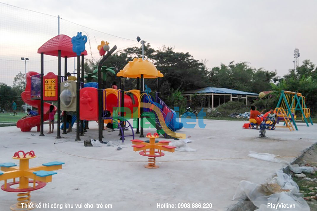 Mẫu khu vui chơi trẻ em công viên ngoài trời 300m2 S16001 2