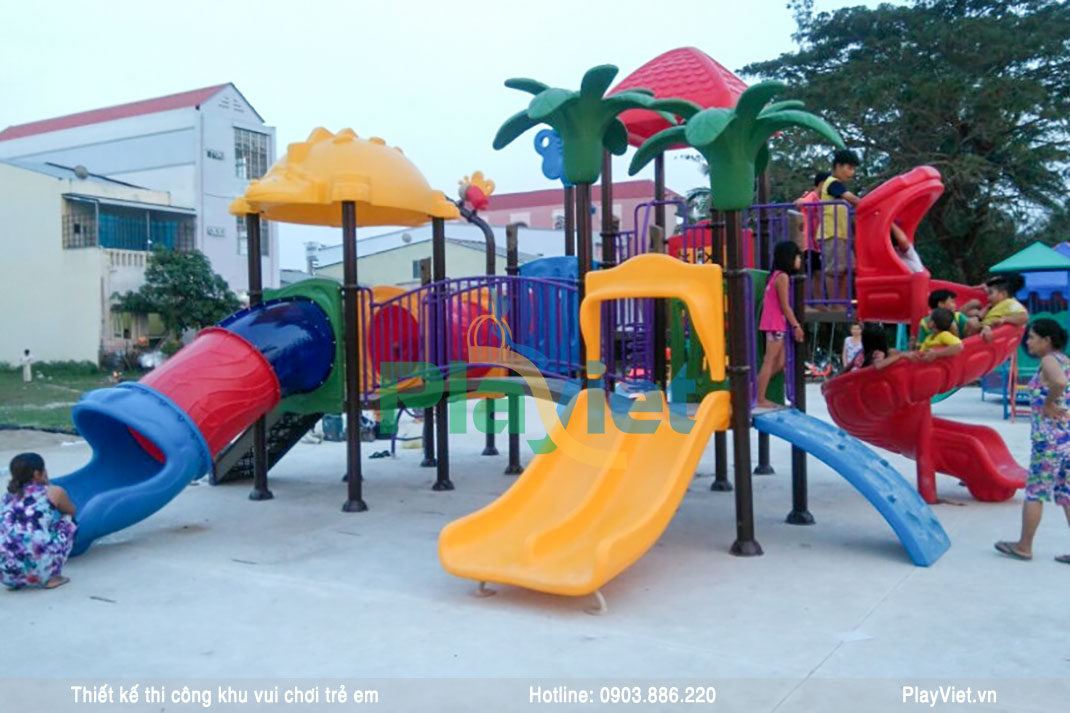Mẫu khu vui chơi trẻ em công viên ngoài trời 300m2 S16001 9