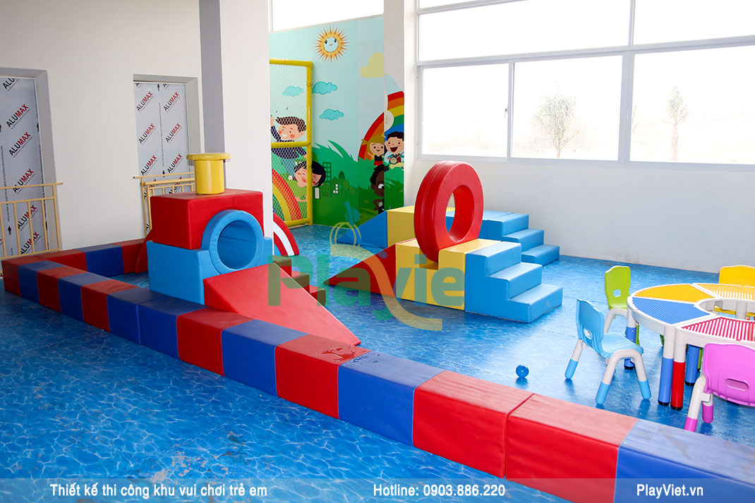 Soft Play khu vui chơi trẻ em trong nhà 475m2 SaiGon Center Bình Dương