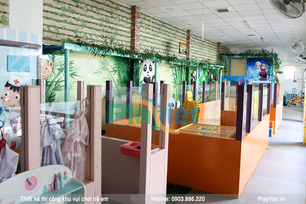 mô hình thiết kế khu vui chơi trẻ em trong nhà Meo Meo Mỹ Tho S19001