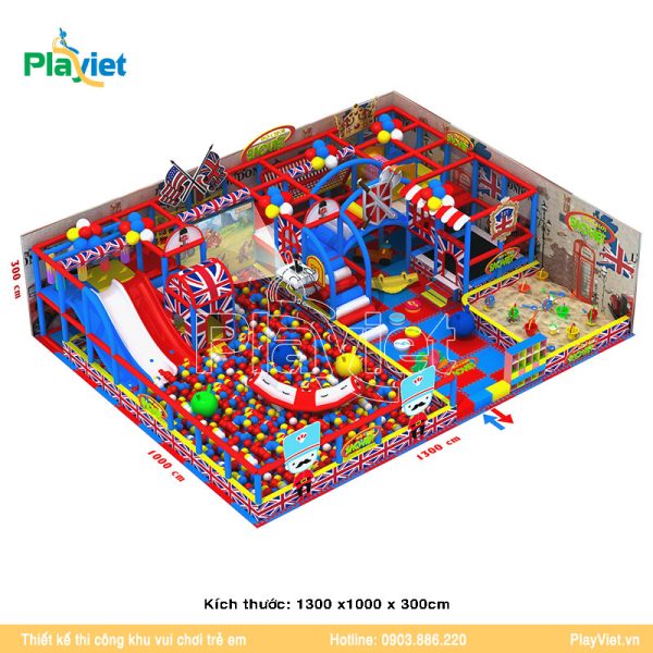 nhà liên hoàn 130 m2 cho khu vui chơi trẻ em trong nhà S1012